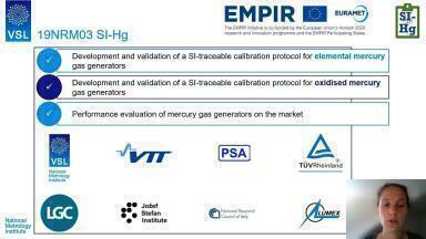 8 - Metrology for traceable protocols for elemental and oxidised mercury concentrations
